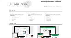 Desktop Screenshot of enlighten-media.net
